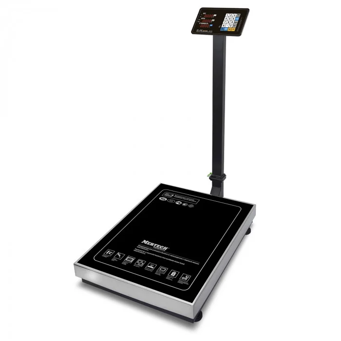 Торговые напольные весы MERTECH M-ER 333 ACLP-600.200 TRADER расчет стоим.,сенсор.кл.,LED 800x600