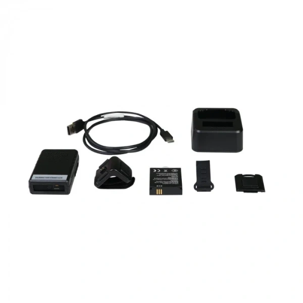 2D Сканер ШК кольцо MERTECH X21 SPP SR BLE Dongle P2D USB комплект-  QR Code, DataMatrix, черный  - торговое оборудование.