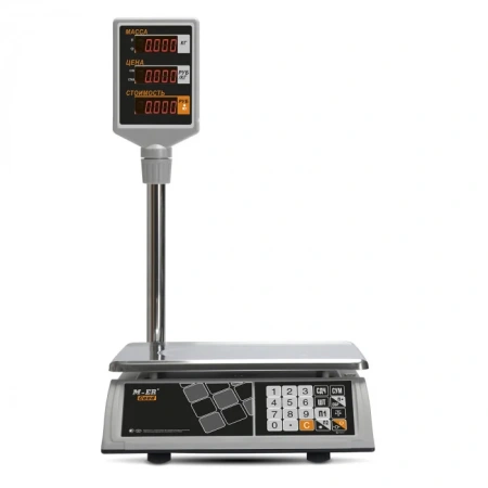  Весы торговые MERTECH M-ER 327 ACP-15.2 "Ceed" LED (325x230 мм, АКБ до 4 мес.) MERTECH фото в интернет-магазине Бизнес РОСТ  - торговое оборудование.