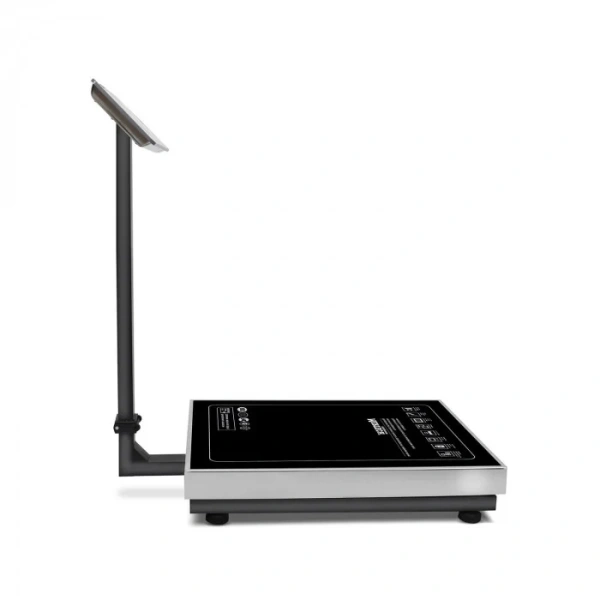 Торговые напольные весы MERTECH M-ER 333 ACLP-600.200 TRADER расчет стоим.,сенсор.кл.,LED 800x600  - торговое оборудование.