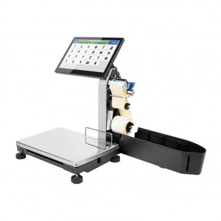  МАССА-К МК_15.2 SL1000(10) сенсорный. Весы с печатью этикеток. Самообслуж. Влагозащита. Ресурс 150км  фото в интернет-магазине Бизнес РОСТ  - торговое оборудование.