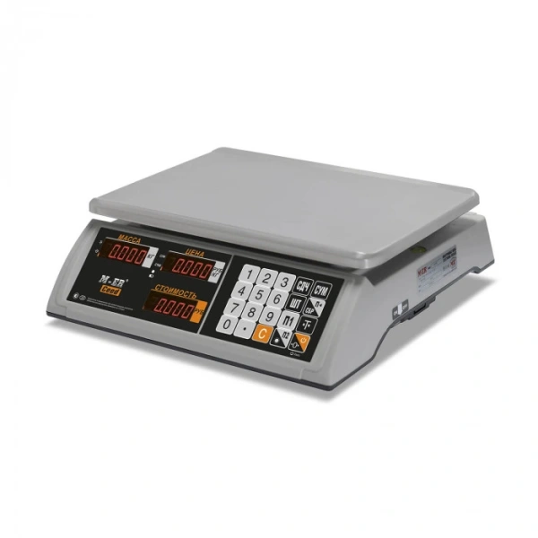 Весы торговые MERTECH M-ER 327 AC-15.2 "Ceed" LED (325x230 мм, АКБ до 4 мес.)  - торговое оборудование.