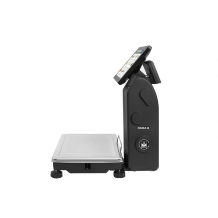  МАССА-К МК_15.2 S2L1000(10) сенсор. Весы с печатью этикеток. Самообслуж. Влагозащита. Ресурс 150км  фото в интернет-магазине Бизнес РОСТ  - торговое оборудование.