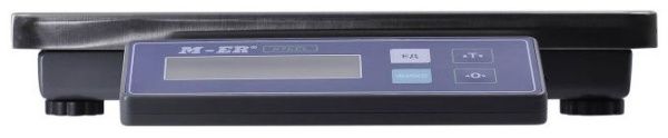 Фасовочные весы MERTECH M-ER 224 AF-32.5 STEEL LCD USB (325х275 мм). Ультратонкие, сьемный дисплей,  MERTECH - торговое оборудование.
