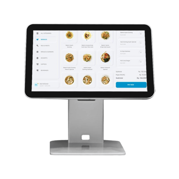 15.6" HP185-E10 (i5/8Gb/128SSD)  i5 /8Gb ОЗУ/128GB SSD/6х USB/1хRS232 Метал. подставка Серебристый