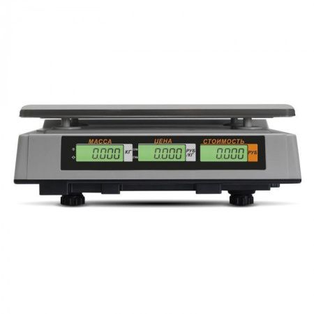  Весы торговые MERTECH M-ER 327 AC-15.2 "Ceed" LCD (325x230 мм, АКБ до 4 мес.)  фото в интернет-магазине Бизнес РОСТ  - торговое оборудование.