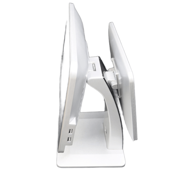 15.6"+11.6" HP185-E10 (i5/8Gb/128SSD)  i5 /8Gb ОЗУ/128GB SSD/6х USB/1хRS232 Метал. Белый  - торговое оборудование.