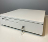  Денежный ящик Microinvewst LB-4042  автомат., 405*420*100, белый, большой  фото в интернет-магазине Бизнес РОСТ  - торговое оборудование.