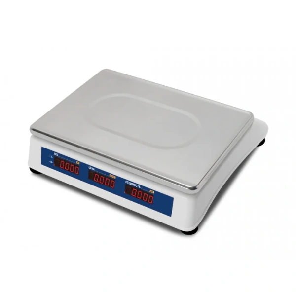Весы торговые MERTECH M-ER 223 AC-15.2 "Mary" LED (325х230 мм, АКБ до 6 мес.) MERTECH - торговое оборудование.