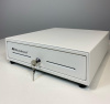  Денежный ящик Microinvest LB-330T ручной + PUSH., 335х368х80, белый, малый  фото в интернет-магазине Бизнес РОСТ  - торговое оборудование.