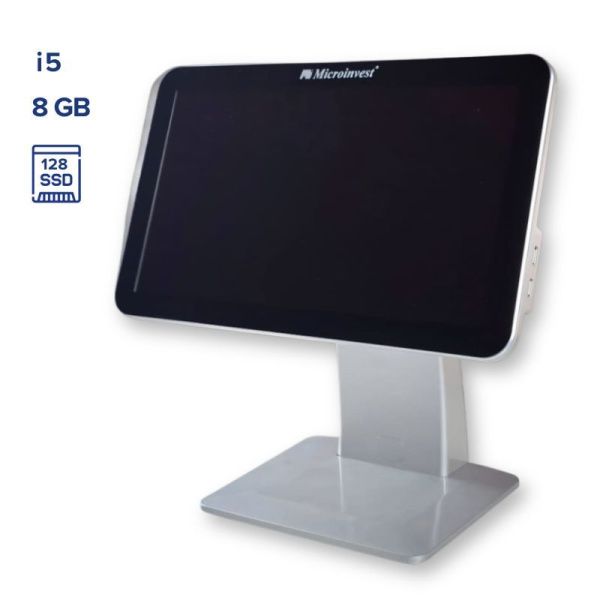 15.6" HP185-E10 (i5/8Gb/128SSD)  i5 /8Gb ОЗУ/128GB SSD/6х USB/1хRS232 Метал. подставка Серебристый