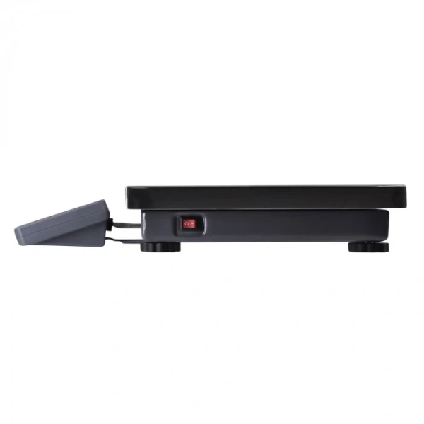Фасовочные весы MERTECH M-ER 224 AFU-32.2 STEEL LCD USB. (300х200 мм) Ультратонкие, питание от USB MERTECH - торговое оборудование.