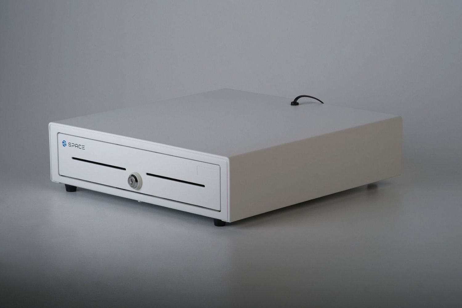 Денежный ящик SPACE 410K  автомат., 400*405*88, белый, большой