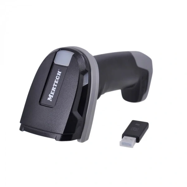 2D Сканер ШК MERTECH CL-2410 BLE Dongle P2D USB -  QR Code, DataMatrix, черный  - торговое оборудование.