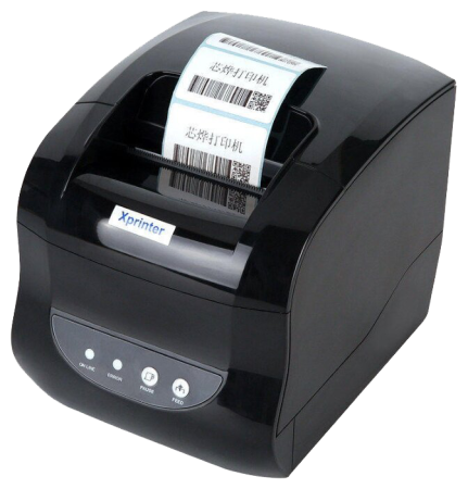  Термопринтер этикеток и чеков 365B  Xprinter фото в интернет-магазине Бизнес РОСТ  - торговое оборудование.