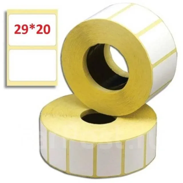 Этикетка самоклеющая 29*20